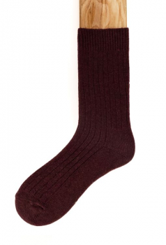 Connemara Merino Wool Socks purple